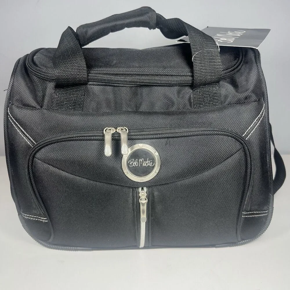 Bob Mackie Black Carry On Bag Vintage New With Tags
